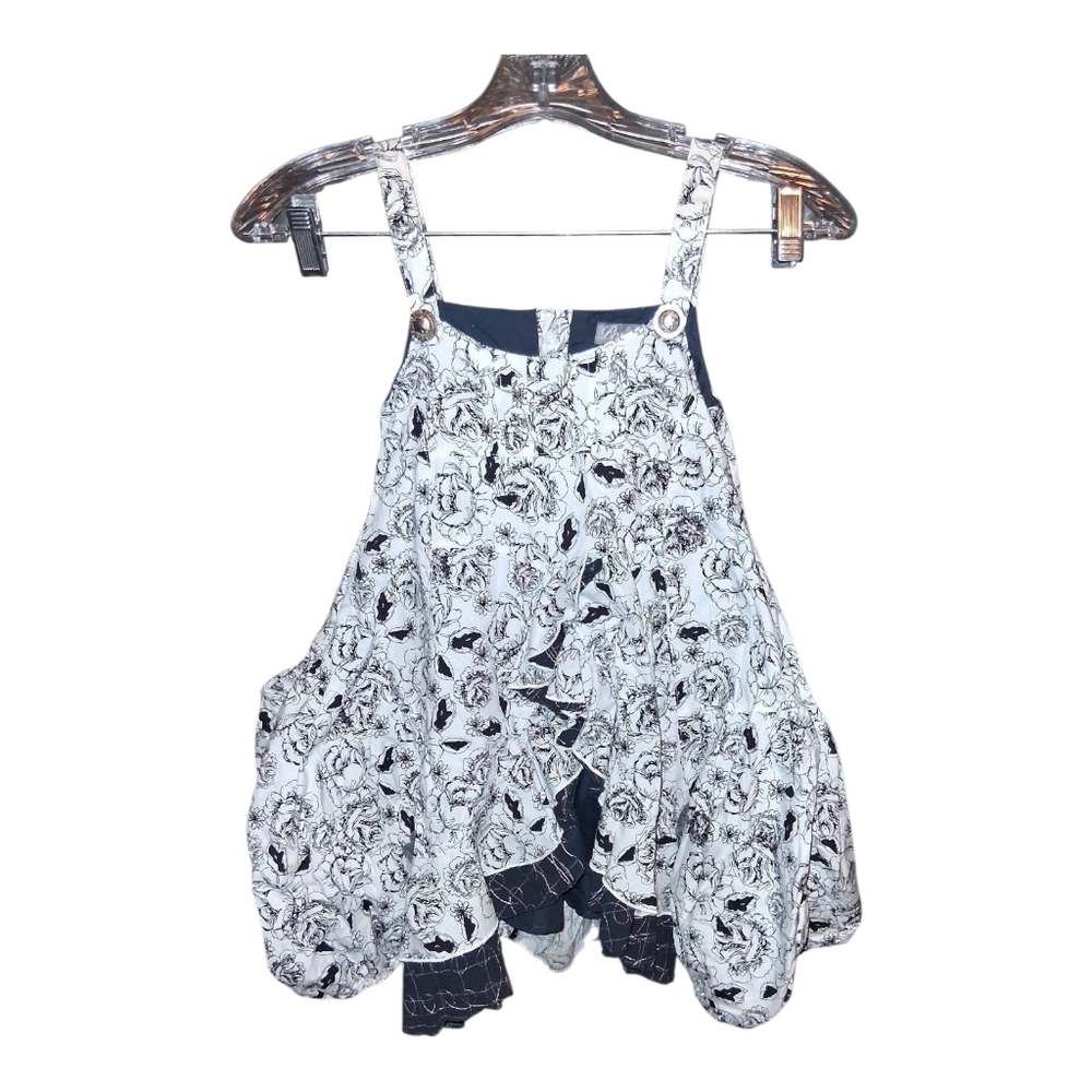 Pom Pom Floral Dress UK Size 118 Girl's Size 6-7